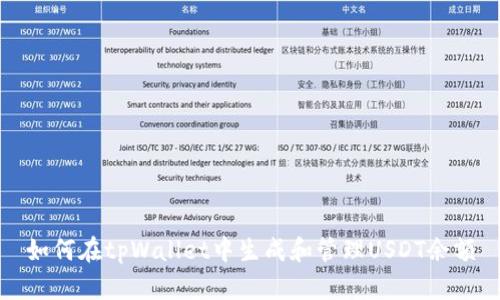 如何在tpWallet中生成和管理USDT余额