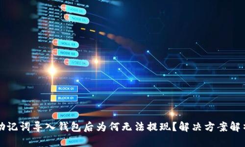 助记词导入钱包后为何无法提现？解决方案解析